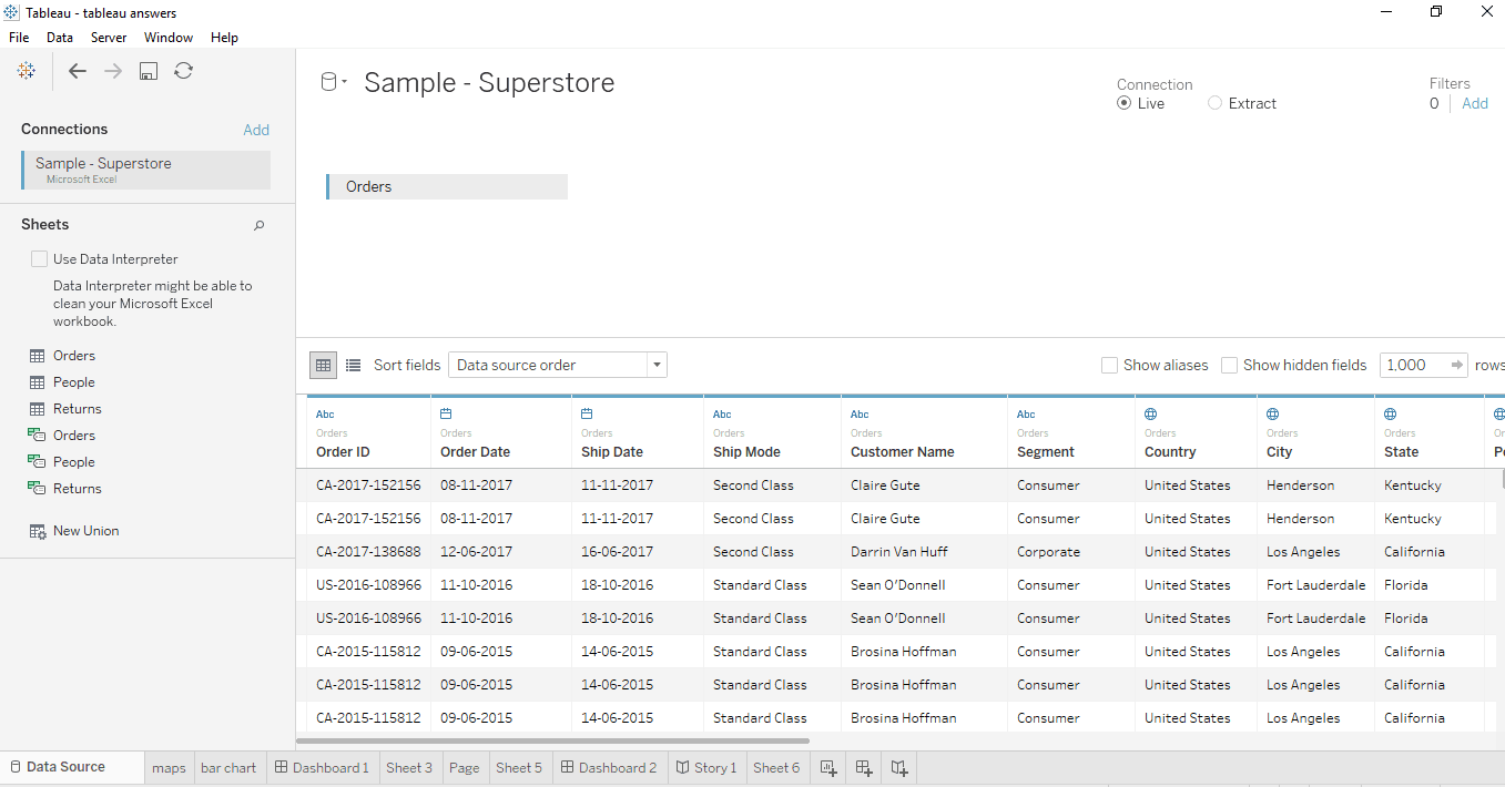 Top Tableau Interview Questions and Questions - ExcelR